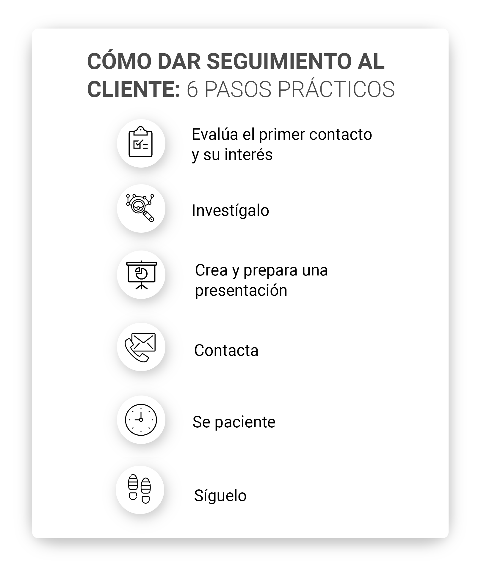 Cómo Dar Seguimiento Al Cliente 6 Pasos Prácticos 0724